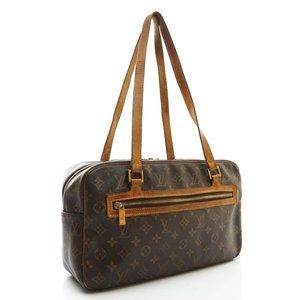 Louis Vuitton Brown Monogram Canvas Shoulder Bag